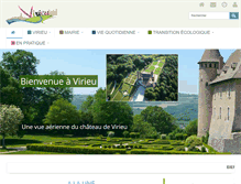 Tablet Screenshot of mairie-virieu.fr